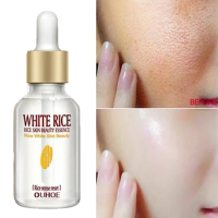 White Rice Whitening Face Serum Wrinkle Remove Fade Fine Lines Melanin Pigment Shrink Pores Moisturize Korean Skin Care Products