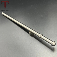 Titanium Exhaust Hanger Rod 1/2" OD Hollow Rod w/ Mushroom End
