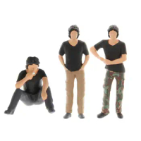 1/64 Middle-aged Uncle Tiny Repair Character Decor for Matchbox
