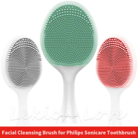 Facial Cleansing Brush Head for Philips Sonicare Electric Toothbrush Handle Face Massager and Cleanser Brush Heads