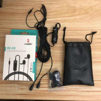 ไมค์คู่ MovingMic SuperLav II Clip-on Dual Head Condenser 400cm Microphone Lapel Mic for Smartphone/