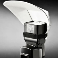 Universal Flash Diffuser for Canon Speedlite Photography DSLR Camera Accessories Flash Diffuser Softbox Silver Reflector