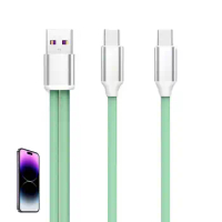 Type C Charging Cable Mobile Charging USB Data Cord 3.94ft Bendable Flexible Intelligent Type C Splitter Charging Cable For