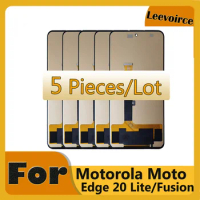 5 PCS /LotsIncell For Motorola Edge 20 Fusion LCD Touch Display Screen For Motorola Edge 20 Lite XT2139-1 LCD Replace Assembly