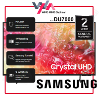 Samsung 55\ Crystal UHD 4K Smart TV (2024) UA55DU7000KXXM HDR10+ Tizen OS Q-Symphony PurColor 4K Ups