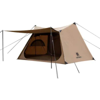 Solo Homestead TC Canvas Hot Tent with Stove Jack, Fire-Retardant Wind-Proof Durable