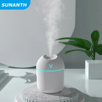 SUNANTH 250ML Mini Air Humidifier USB Ultrasonic Air Purifier with LED Night Lamp Diffuser Aroma Essential Oil Diffuser For Home
