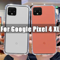 Clear Phone Case for Google Pixel 4 XL TPU Transparent Case Google Pixel4 Pixel4XL 6.3" G020P Shockproof Anti-scratch Covers