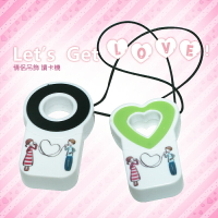 ☆ 情侶吊飾 ☆  甜蜜愛心 讀卡機/T-Flash/記憶卡連接器/單槽/吊飾款/造型/MicroSD/可支援至16G/一組兩入