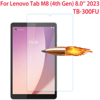 Tempered Glass Screen Protector For Lenovo Tab M8 (4th Gen) 8.0 inch 2023 Tablet Protective Film Guard For Tab M8 4th TB-300FU