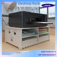 L_Idea Wu Rak Meja DIY Organizer Rack Printer Airwaybill Printer Thermal Desktop Organizer Desk Orga
