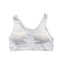 Front Fastening Bras SILK Mastectomy Bra Comfort Pocket Bra for Silicone Breast Forms Non-Wired