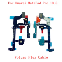 Power Volume Switch Side Button with Microphone Flex Cable For Huawei MatePad Pro 10.8 Power On Off Flex Cable Repair Parts