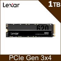 Lexar 雷克沙 NM620 M.2 2280 PCIe Gen3x4 NVMe 1TB 固態硬碟