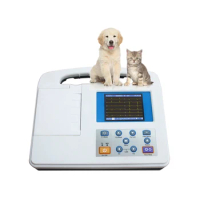 ECG-3D1V animal ECG 3 channel portable VET electrocardiogram machine monitor veterinary ECG