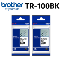 【兩入組合】brother原廠TR-100BK 12mm 套管標籤機碳帶(長度100米)