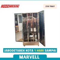 Mesin Pengering Ompreng 210 Tray - Pengering Ompreng MBG Stainless 210 Tray