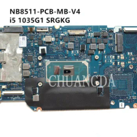 NB8511_PCB_MB_V4 For Acer Swift 3 SF314-57 Laptop Motherboard i7-1065G7 SRG0N
