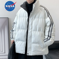 NASA羽絨服男棉衣外套冬季加厚潮牌大碼立領羽絨棉服男女款外套