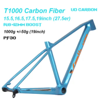 VELLUM Bike MTB Carbon Frame 27.5er Mountain Bike PF30 Framework Bicycle Mountain Carbon Frames Boost 148*12mm