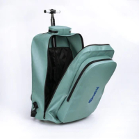 Custom waterproof 2 wheel duffle laptop travel trolly luggage trolley bag