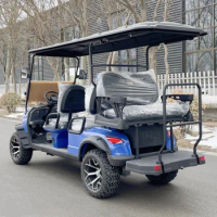 Brand New CE Certified 4+2 6 Seater Street Legal Custom Made 5kw/4kw OEM/40hq Electric Hunting Scooter Mini Electric Golf Cart
