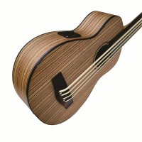 ubass-ukulele bass elektrik baritone freetless by jazzie pro