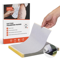 Munbyn TATTOO Transfer Paper 100แผ่น A4ขนาด TATTOO stencil กระดาษ 4ชั้นกระดาษสัก Stencils ชุดสักอุปก