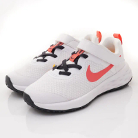 【NIKE 耐吉】NIKE Revolution 6 NN PSV運動鞋(DD1095-101白橘紅-17-21cm)
