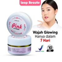 Krim Wajah Yurizumi Pink Glowing BPOM - Mencerahkan & Memutihkan Wajah 10gr - Aff