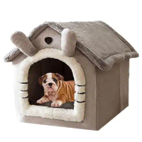 Waterproof Dog Cat Tent House Portable Indoor Dog House Tent Shelter Warm Dog Bed Cat Kennel Dogs Bed for Indoor Outdoor