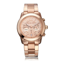 『Marc Jacobs旗艦店』美國代購 MK5727Michael Kors 奢華玫瑰金色明星款計時腕錶