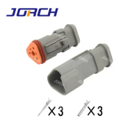 3 Pin Deutsch Automotive Pump Truck Wiring Harness Connector Injector Plug Cover DT04-3P-E008 DT06-3S-E008