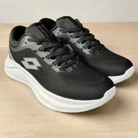 Lotto Erbil LOTRU250505B Sepatu Running Sneakers Pria Hitam Putih 44