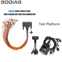 Godiag Colorful Jumper Cable DB25 for GODIAG AUTO TOOLS GT100 OBD II Break Out Box ECU Connector Plus Tesr Platform