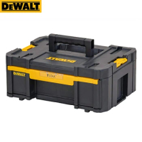 DEWALT DWST1-70705 T-STAK III Tool Storage Box with Drawer Stackable Portable Hardware Accessories Case Removable Storage Totes