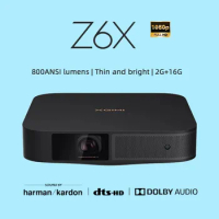 XGIMI DLP projector intelligent autofocus Z6X 1080P 800 Ansi lumen home theater FHD projector Harman/Kardon patented audio TV