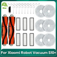 Compatible For Xiaomi Robot Vacuum S10+ / S10 Plus / B105 Spare Parts Accessories Main Side Brush Hepa Filter Mop Rag Cloth