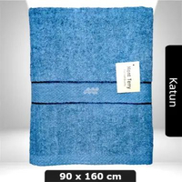 Handuk Mandi Jumbo Katun 90x160 Mont Terry Dewasa Tebal Menyerap Air Lembut Biru