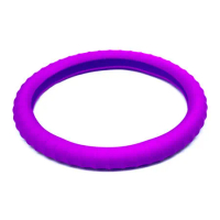 3D 矽膠方向盤套 - 紫