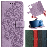 Leather Phone Case on for VIVO Y33T Y02S Y16 Y35 Y22S Y22 Y20 Y12S Y17 Y12 Y15 Cases Cover Mandala Flip Wallet Card Holder Women