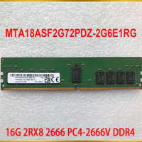 1PCS For MT RAM 16GB 16G 2RX8 2666 PC4-2666V DDR4 Memory MTA18ASF2G72PDZ-2G6E1RG