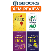 Sách - Combo 4 cuốn: Tư Duy Ngược + Tư Duy Mở + Biến Mọi Thứ Thành Tiền (Quyển 1+2) - Sách Sbooks Ch