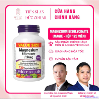 [SHOP MALL CHÍNH HÃNG] MAGNESIUM 200mg của Webber