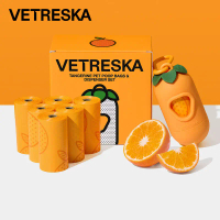 Bộ Lấy Phân Capsule, Weika, Màu Cam Lớn Và Lớn Ý, Cầm Tay, Đi Dạo Ngoài Trời Cho Chó, Bao Gồm 1 + 7