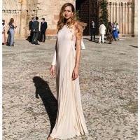 Elegant Champagne Wedding Dress for Women 2023 A Line Mother of the Bride Dress Robe De Party Gown