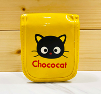 【震撼精品百貨】Chococat 巧克力貓~日本sanrio三麗鷗 巧克力貓零錢包-黃*69424