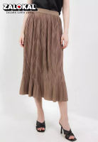 Uptown Girl Ethnic Pattern Pleat Skirt