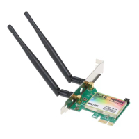 WiFi Card AC 1200Mbps BT4.0 Wireless PCIe Network Adapter Card 5.8GHz/2.4GHz Dual Band PCI Express Network Card