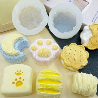 Khuôn tạo hình mô phỏng đỉnh núi tuyết: bánh nắm, bánh toast, kẹo nougat, bóng cơm mềm (squishy), kh